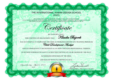 Analista Certificada del Desarrollo Infantil